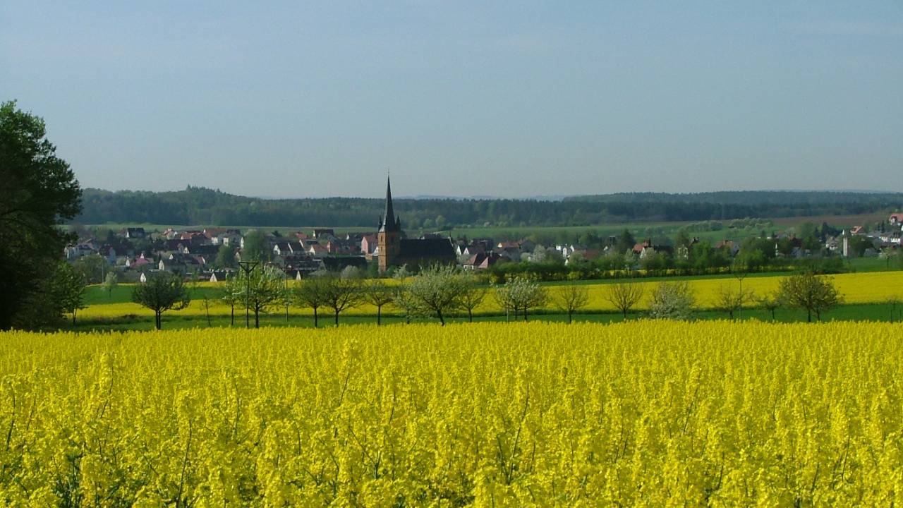  Frühling Landschaft Litzendorf 