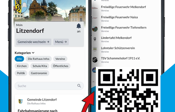 Tagesaktuell informiert mit der Litzendorf App!